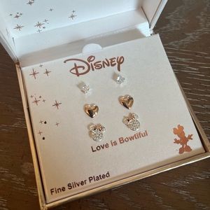 Love is Bowtiful Disney Earring trio
